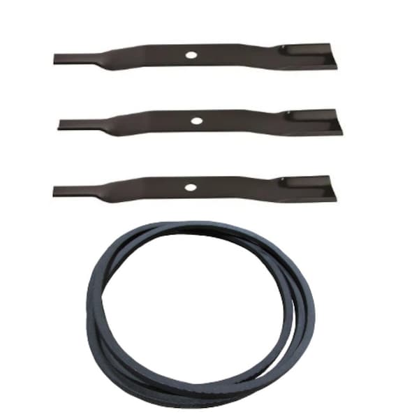 Aic Replacement Parts 25 Blade & Belt Fits Land Pride Finishing Mower 890172C 816116C 890172C-BELTSET - main